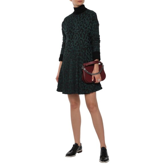 Marni Ruffled Fil Coupe Mini Dress - sz 4 - Picture 1 of 12